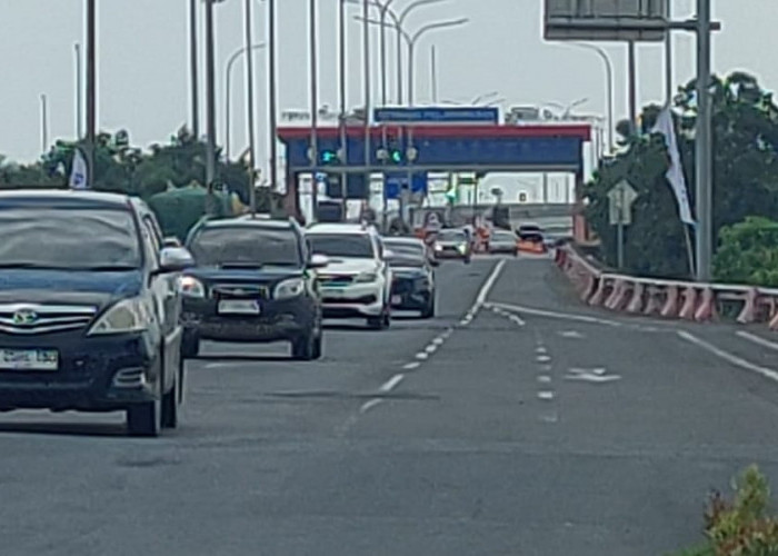 Hari ke 4 Lebaran di Tol Kramasan Palembang Terpantau Lancar dan Kondusif