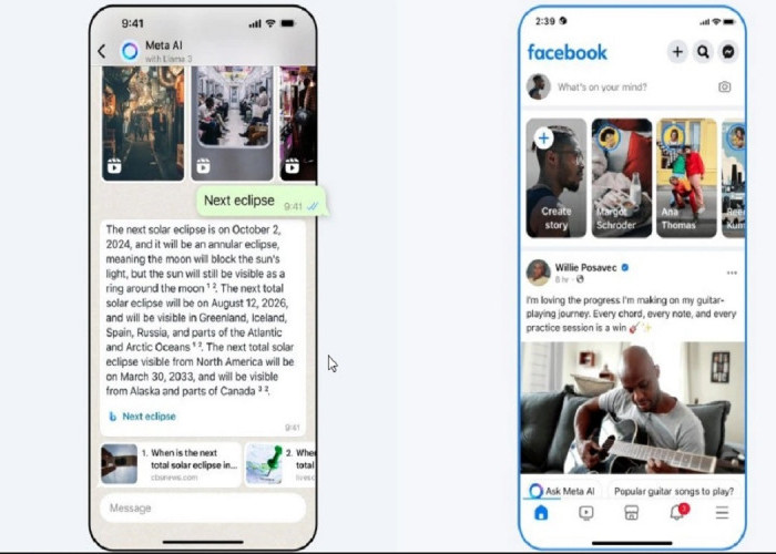 Meta AI dengan Llama 3 diluncurkan:  Pengguna Whatsapp Bisa Membuat Gambar AI 