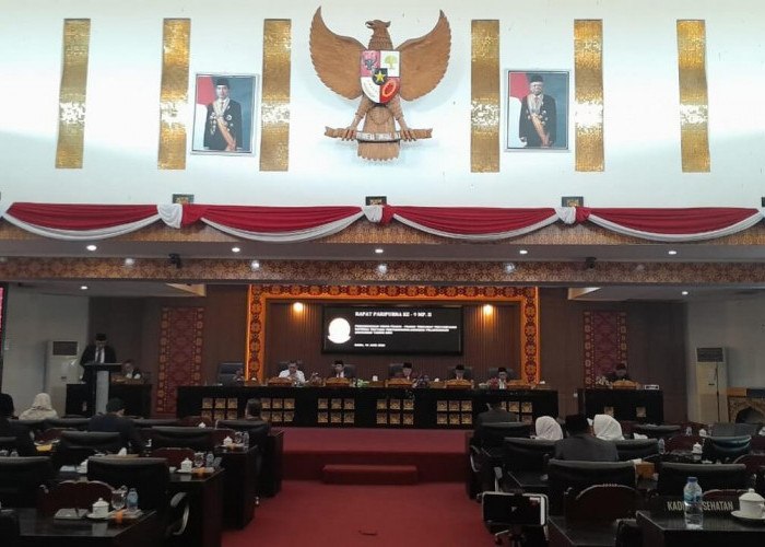 Permasalahan Infrastruktur Jadi Pembahasan Utama Rapat Paripurna DPRD Kota Palembang