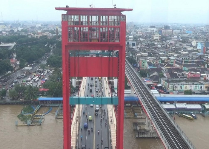 Pemkot Palembang Gelar Simulasi Wisata Menara Jembatan Ampera 