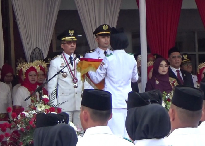 Walikota Palembang Pimpin Upacara HUT RI, Ajak Masyarakat Jaga Nasionalisme 