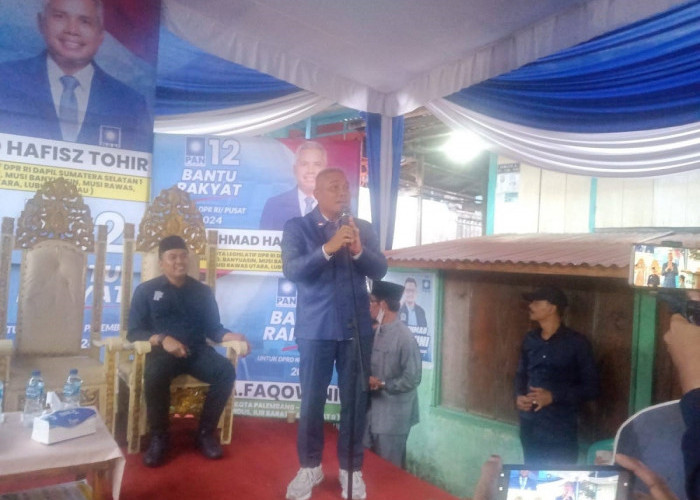 Caleg PAN No Urut 1 H.Achmad Hafisz Tohir Sambangi Masyarakat Kelurahan 29 Ilir Palembang 
