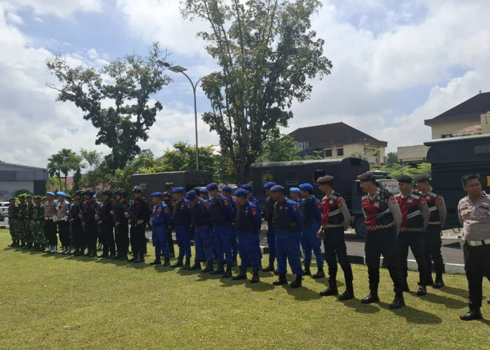 Aparat Gabungan Intensifkan Patroli Skala Besar di Palembang Pasca Kerusuhan