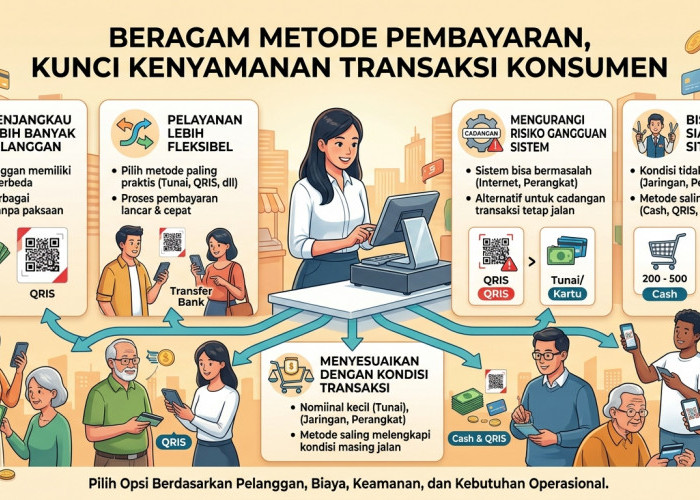 Beragam Metode Pembayaran, Kunci Kenyamanan Transaksi Konsumen
