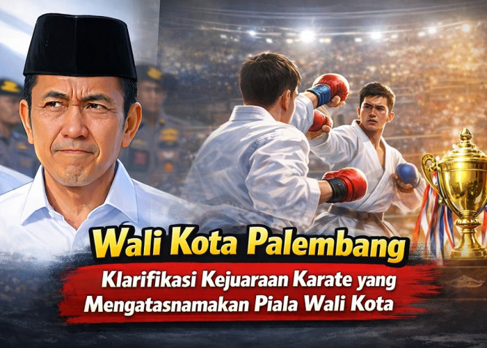 Wali Kota Palembang Klarifikasi Kejuaraan Karate yang Mengatasnamakan Piala Wali Kota