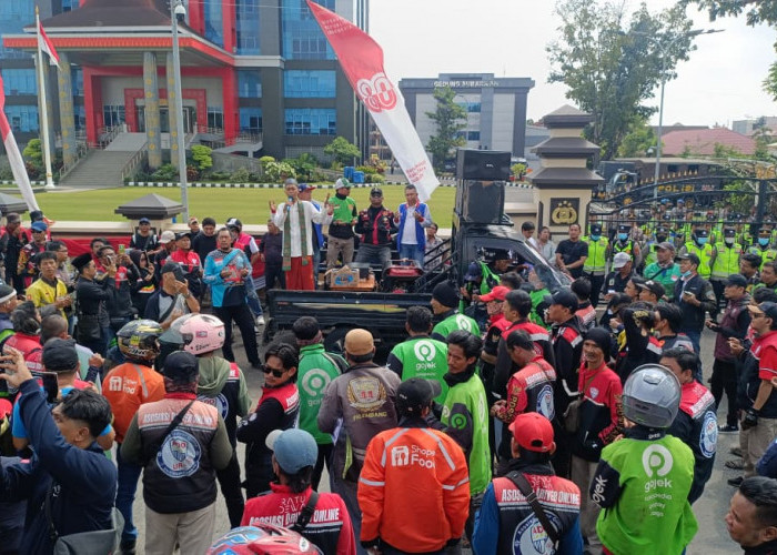 Ojol Palembang Gelar Penggalangan Dana untuk Keluarga Affan Kurniawan