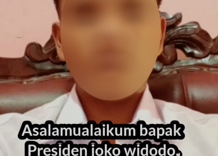 Viral! Bocah SMP Kelas 1 di Lahat Minta Presiden Jokowi Tegakkan Keadilan