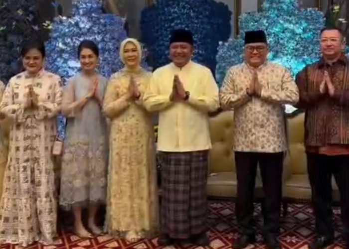 Dodi Reza Alex Noerdin Silaturahmi ke Griya Agung, Suasana Hangat Warnai Open House Gubernur Sumsel