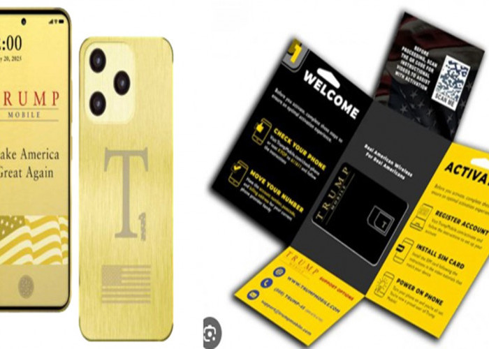 Smartphone Emas T1 & Jaringan Trump Mobile Resmi Diperkenalkan
