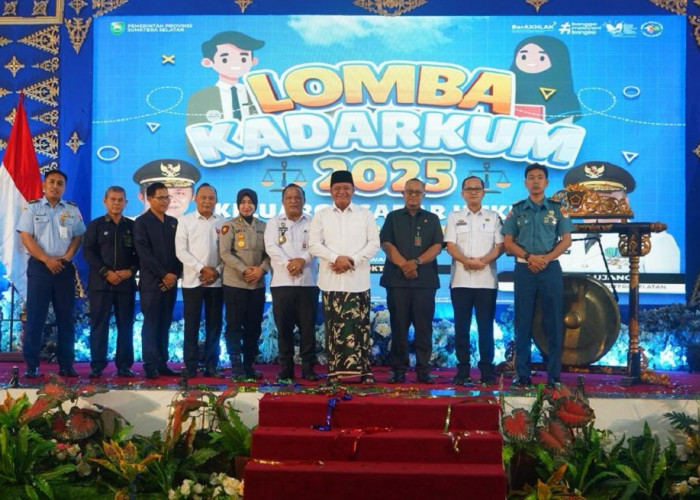 Lomba KADARKUM 2025, Kanwil Kemenkum Sumsel Dukung Generasi Muda yang Taat Hukum dan Bermartabat