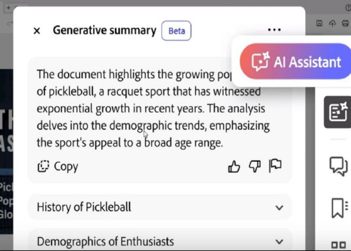 Adobe Umumkan Alat AI Baru Untuk Merangkum PDF Yang Panjang 