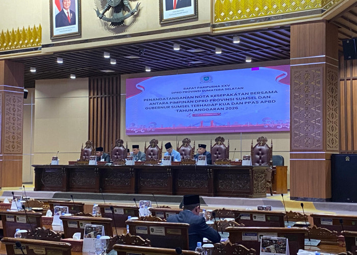 Kemenkum Sumsel Hadiri Rapat Paripurna DPRD Provinsi Sumatera Selatan