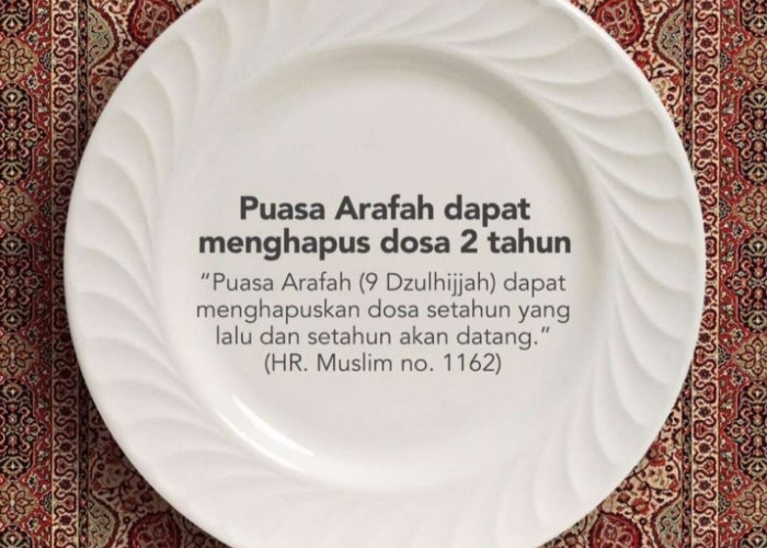 Keutamaan Puasa Arafah Bebas dari Neraka dan Hapus Dosa 2 Tahun  