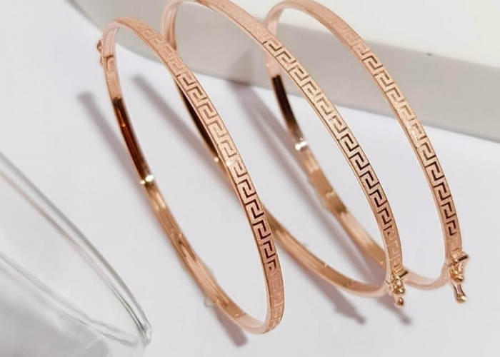 Tren Gelang Bangle Emas Polos untuk Idul Fitri 2026, Sederhana namun Tetap Mewah