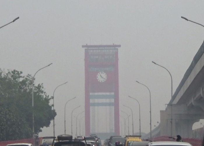 Allhamdulilah, DLHK Sebut Kualitas Udara Kota Palembang Terus Membaik ke Level Sedang