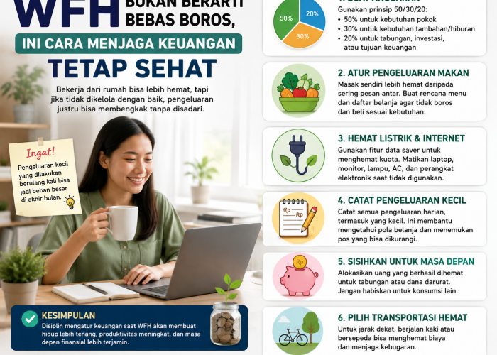 WFH Bukan Berarti Bebas Boros, Ini Cara Menjaga Keuangan Tetap Sehat