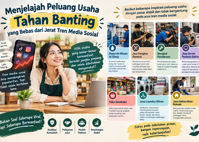 Menjelajah Peluang Usaha Tahan Banting yang Bebas dari Jerat Tren Media Sosial
