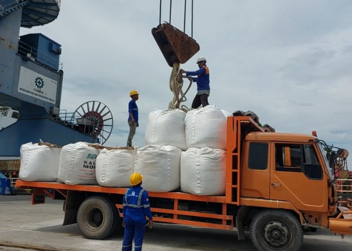 Ribuan Ton Pupuk Impor Tiba di Palembang, Dukung Rantai Pasok Nasional