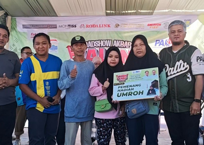 Haru !! Mari’ah Warga IB I Menang Umroh Gratis Jalan Sehat PALTV