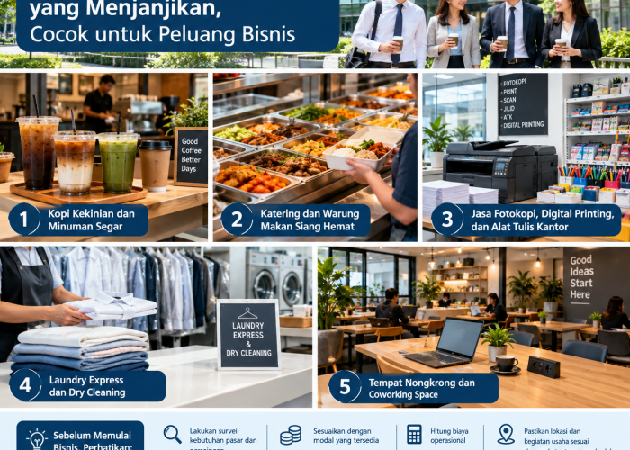 Ide Usaha Dekat Perkantoran yang Menjanjikan, Cocok untuk Peluang Bisnis