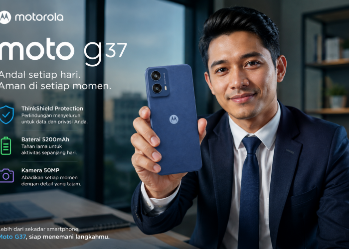Motorola Moto G37 Hadir dengan ThinkShield, Membawa Standar Baru untuk Keamanan Smartphone Harian