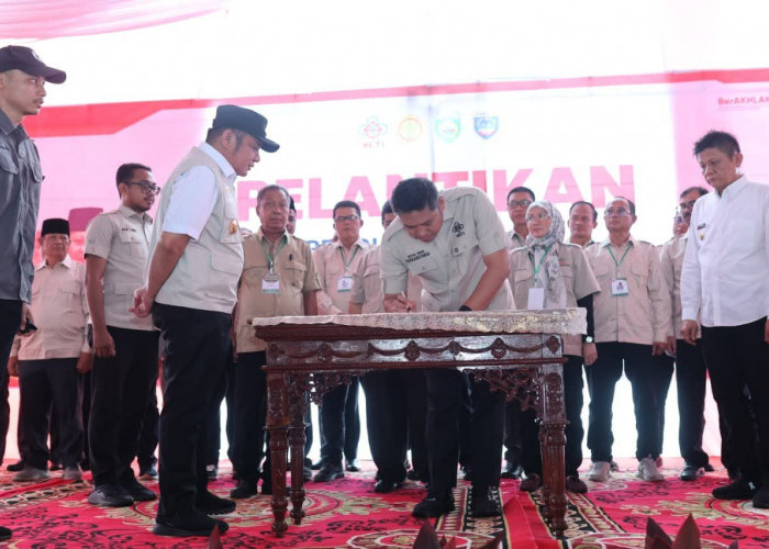 Wabup OKU Selatan Hadiri Pelantikan HKTI Sumsel, Tekankan Peran Strategis Sektor Pertanian