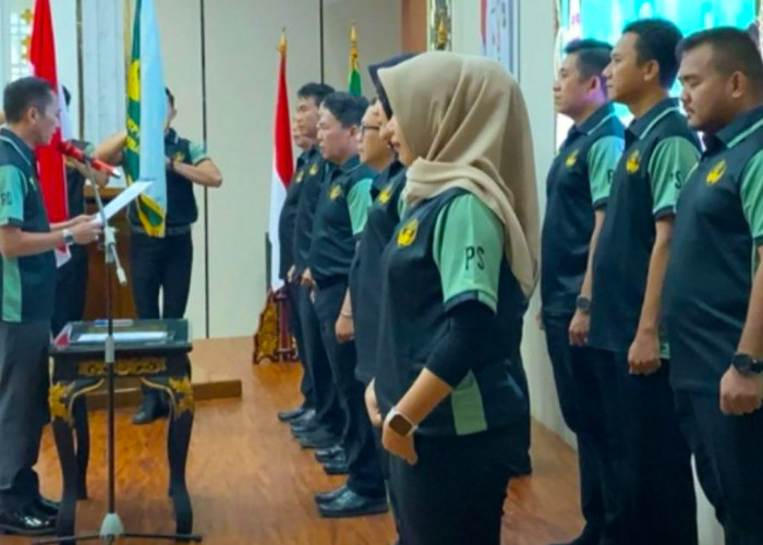 Walikota Ratu Dewa Lantik Pengurus PB KORPRI Palembang