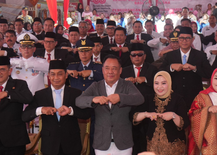 Kanwil Kemenkum Sumsel Hadiri Acara Pemberian Remisi Umum dan Dasawarsa HUT RI ke-80 di LPP Palembang