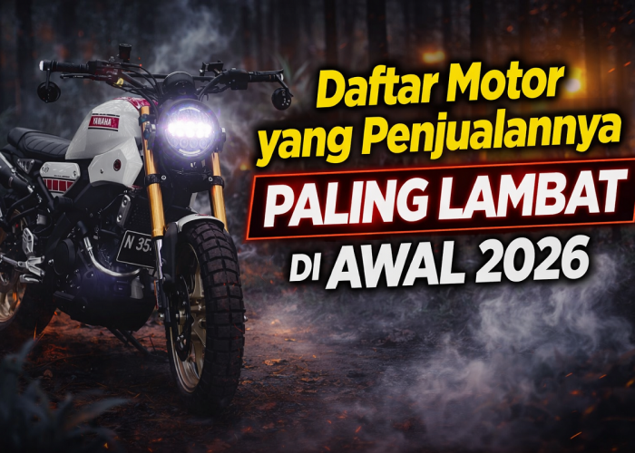 Daftar Motor yang Penjualannya Paling Lambat di Awal 2026