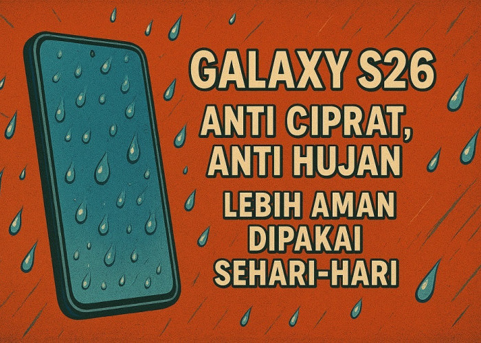 Galaxy S26 Tawarkan Ketahanan Air Maksimal: Lebih Aman Dipakai Sehari-hari!