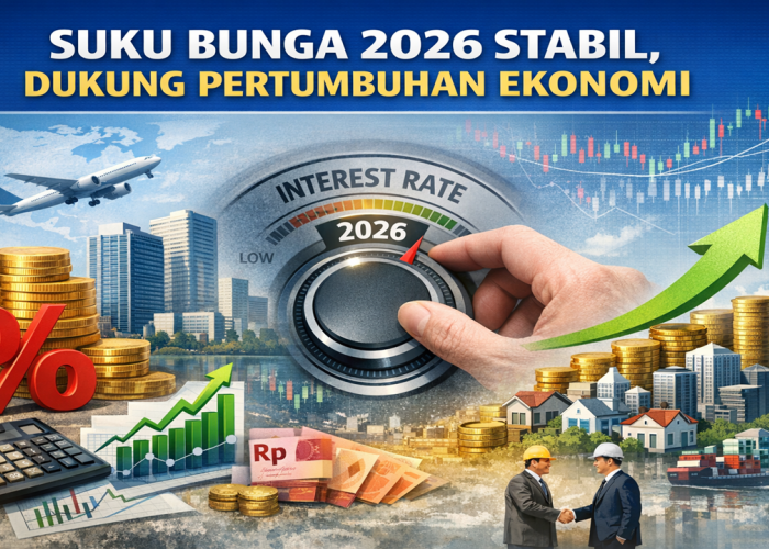 Suku Bunga 2026 Diproyeksikan Stabil, Fokus Dukung Pertumbuhan Ekonomi