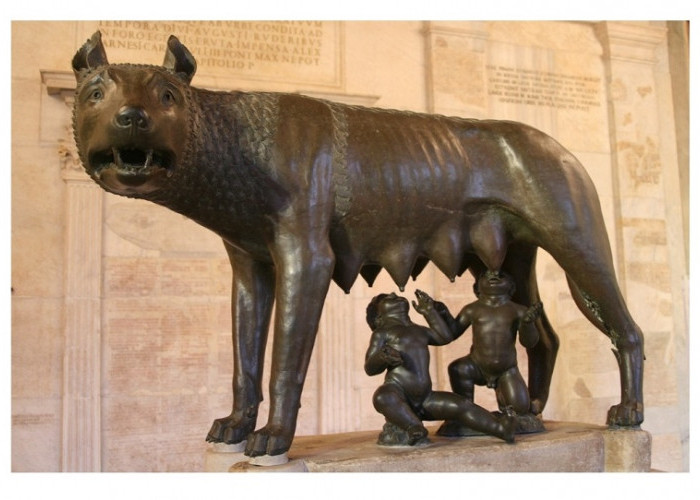 Menyusu Pada Serigala Betina, Kisah Legendaris Romulus dan Remus dalam Mitologi Romawi Pendiri Kota Roma