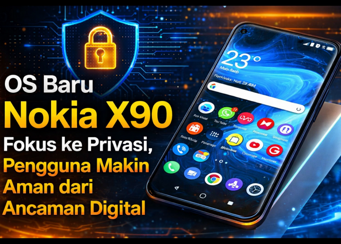 OS Baru Nokia X90 Fokus ke Privasi, Pengguna Makin Aman dari Ancaman Digital