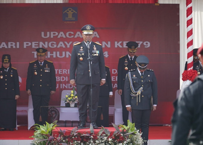 Kemenkumham Sumsel Rayakan 79 Tahun Pengabdian dengan Upacara Peringatan HUT Pengayoman