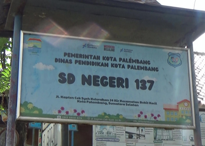 SD Negeri 137 Palembang Sepi Peminat, Hanya Terdaftar 10 Siswa