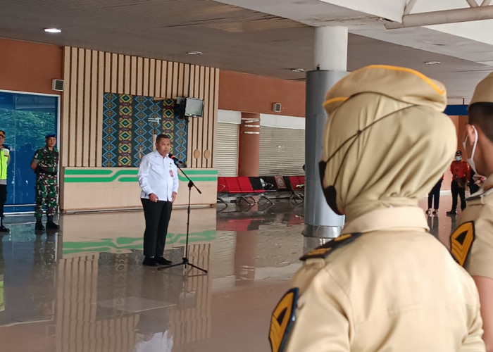 Penumpang Bandara SMB II Wajib Patuhi PPDN