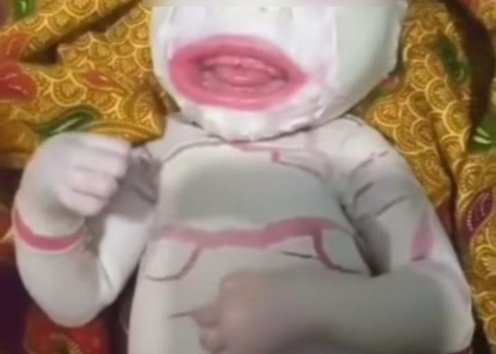 Bayi ‘Ultraman’ Lahir di Tolitoli, Begini Penampakannya