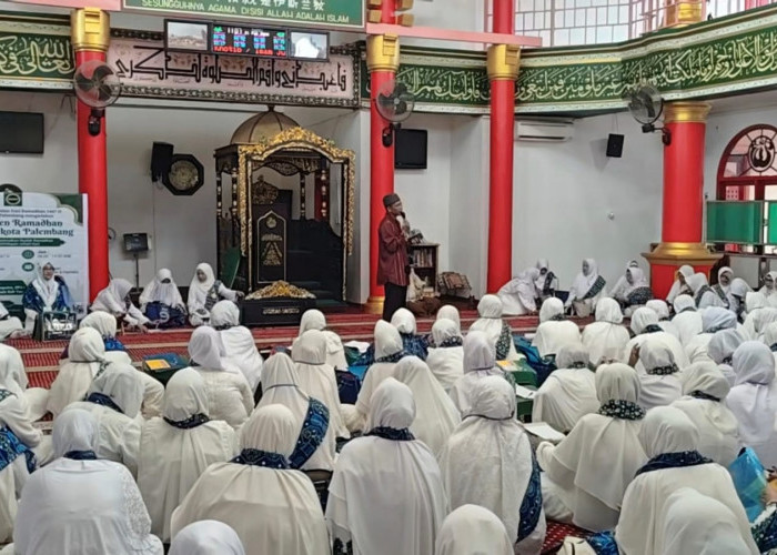 Ratusan Jamaah Ikuti Pesantren Ramadhan di Masjid Cheng Ho Palembang