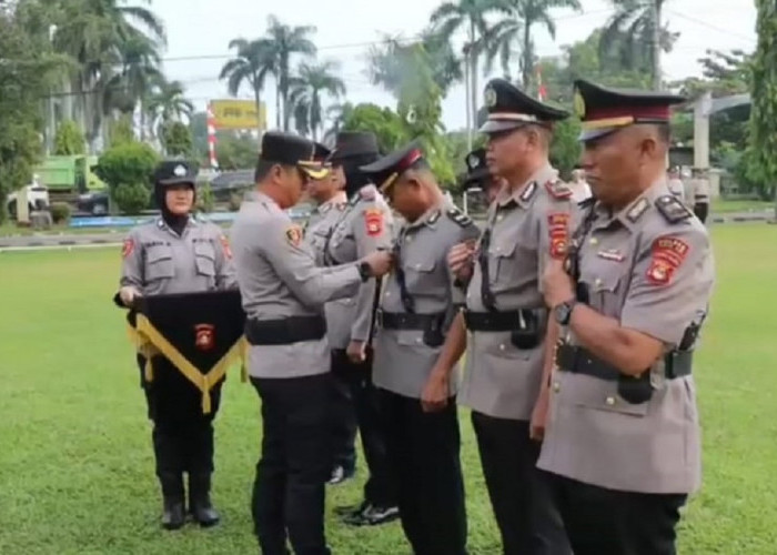 Tiga Pejabat Utama Polres Ogan Ilir Diganti, Upacara Sertijab Berlangsung Khidmat