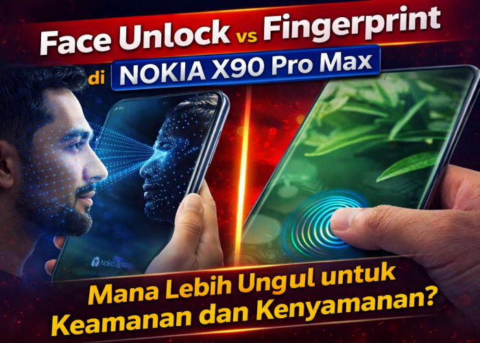 Face Unlock vs Fingerprint di Nokia X90 Pro Max: Mana Lebih Unggul untuk Keamanan dan Kenyamanan?
