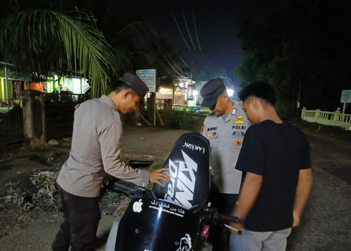 Polisi Gelar Razia Malam Hari Libur, Targetkan Pencegahan 3C di Tanjung Batu