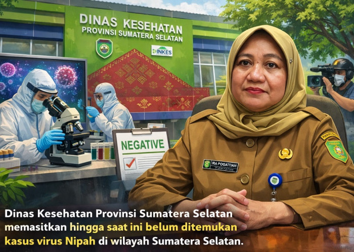 Belum Ada Kasus Virus Nipah di Sumsel, Dinkes Minta Masyarakat Tetap Waspada