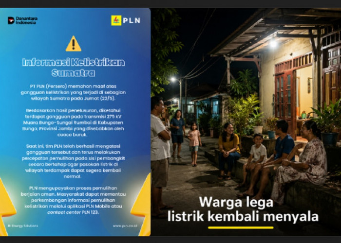 Listrik Mulai Menyala, Aktivitas Warga Palembang Berangsur Normal Setelah Pemadaman Massal