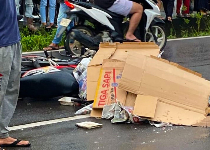 Melintas di Jam Sibuk di Jalanan Kota Palembang, Truk Tangki Tronton Makan Korban Jiwa Seorang IRT