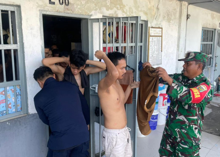 Rutan Kelas I Palembang Perketat Pengamanan Lewat Razia Gabungan