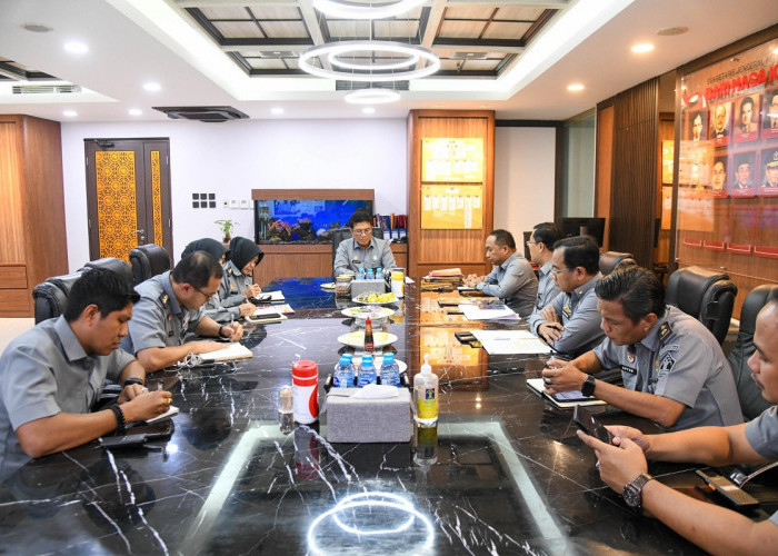 Plt. Kakanwil Kemenkum Sumsel Laporkan Hasil Reses Komisi XIII ke Sekjen Kemenkum RI