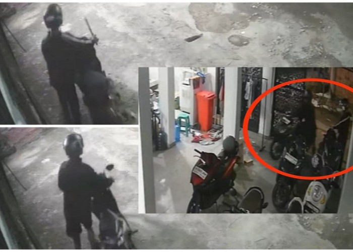 Rumah Kos Jadi Sasaran, Komplotan Pencuri Gondol 2 Motor Dalam 4 Menit Saat Penghuni Terlelap