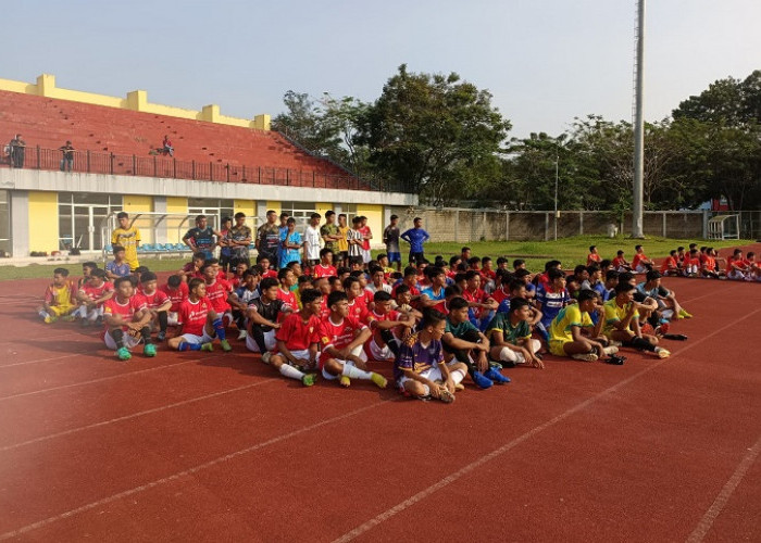 PSSI Seleksi 126 Pemain untuk Timnas U-17 di Stadion Atletik Jakabaring Sport City Palembang