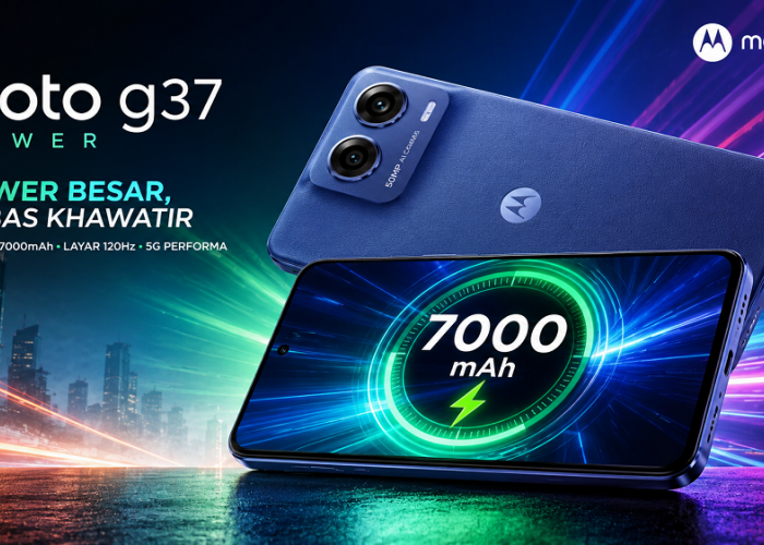 Monster Baterai 7.000mAh! Ini Alasan Moto G37 Power Jadi Andalan Pengguna Aktif Seharian