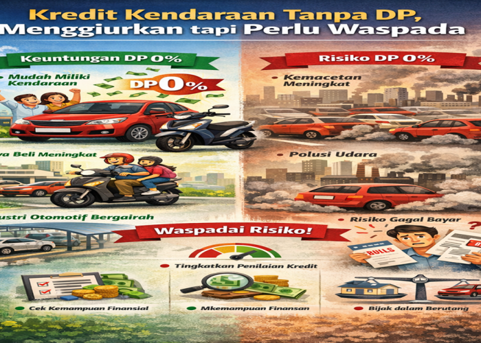 Kredit Kendaraan Tanpa DP, Menggiurkan tapi Perlu Waspada